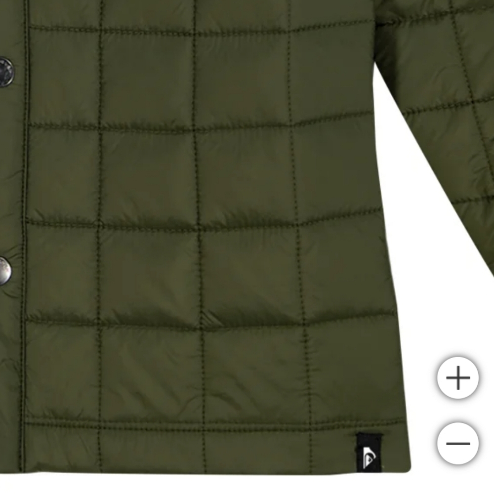 New!Quiksilver Youth Insulated Shirt Jacket Weatherproof Y2K Outdoors Retro - Picture 5 of 7